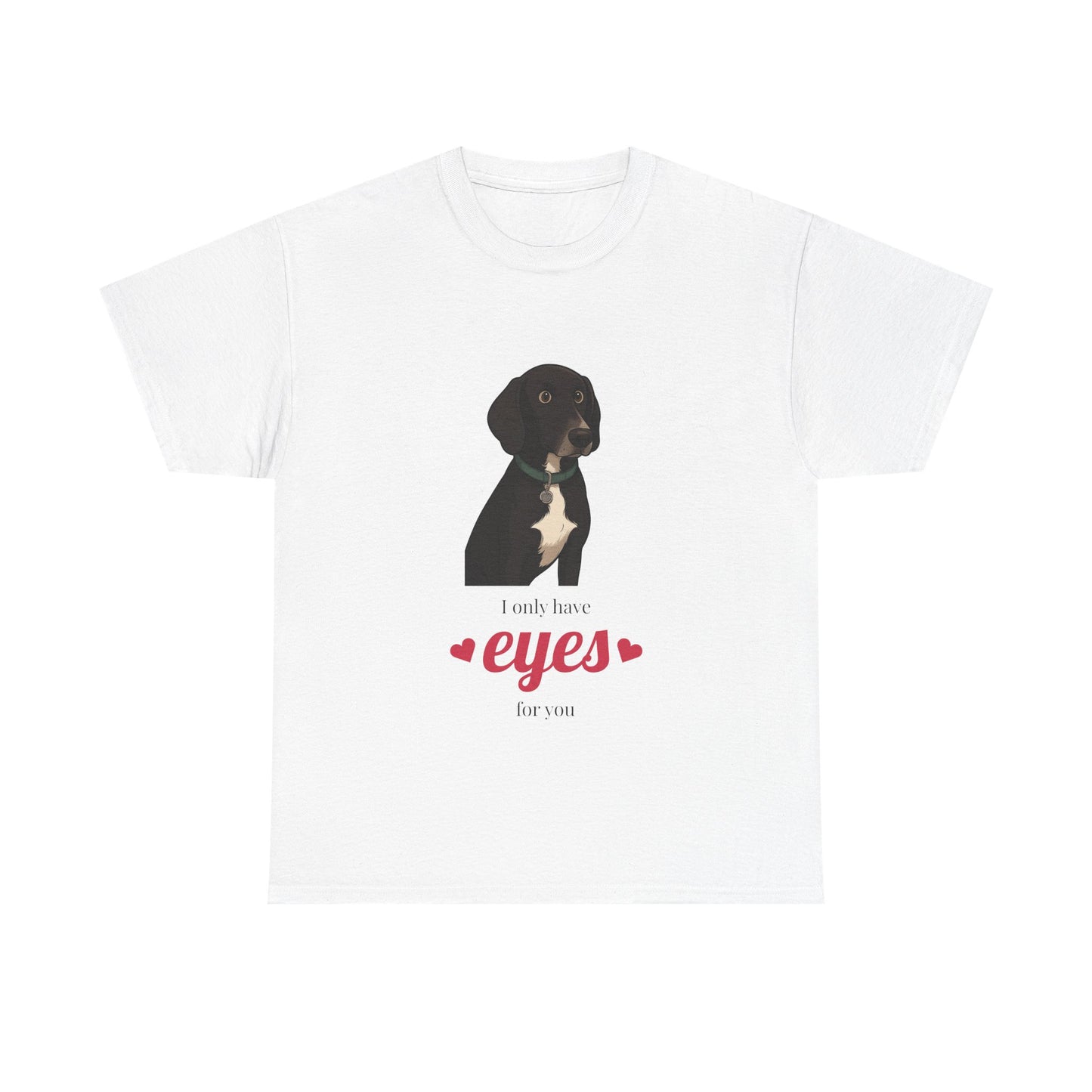 Dog Lover Cute, Cotton T-Shirt, Perfect Gift for Pet Owners, Unisex, Sizes S - 5XL