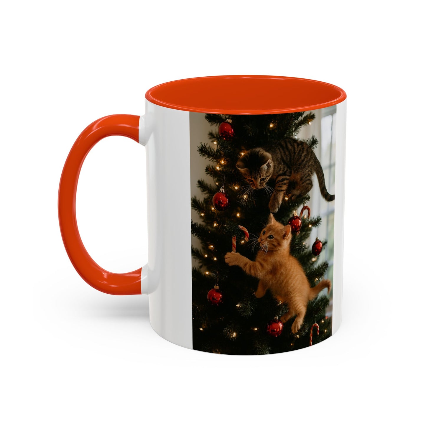 Festive Cute Cat Lovers Ceramic Mug
