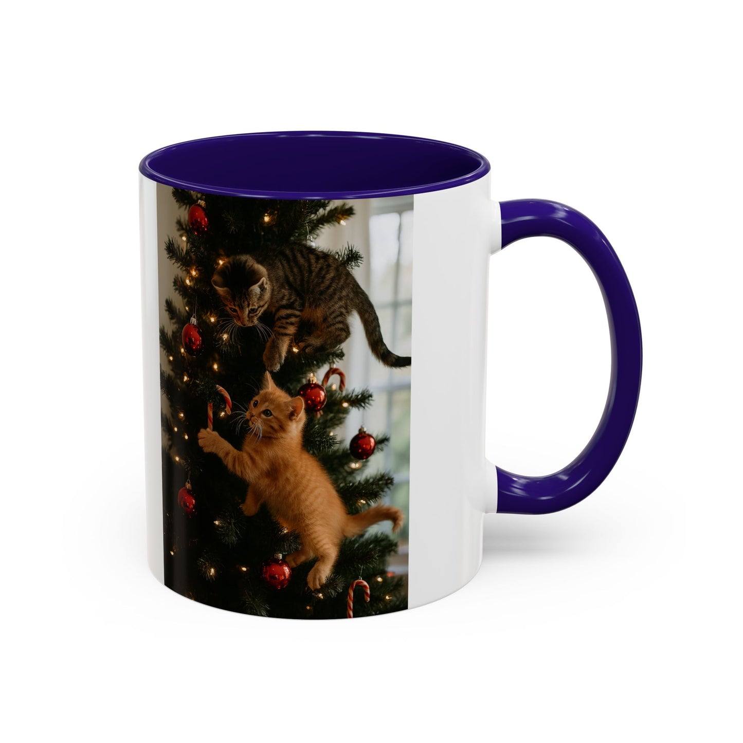 Festive Cute Cat Lovers Ceramic Mug