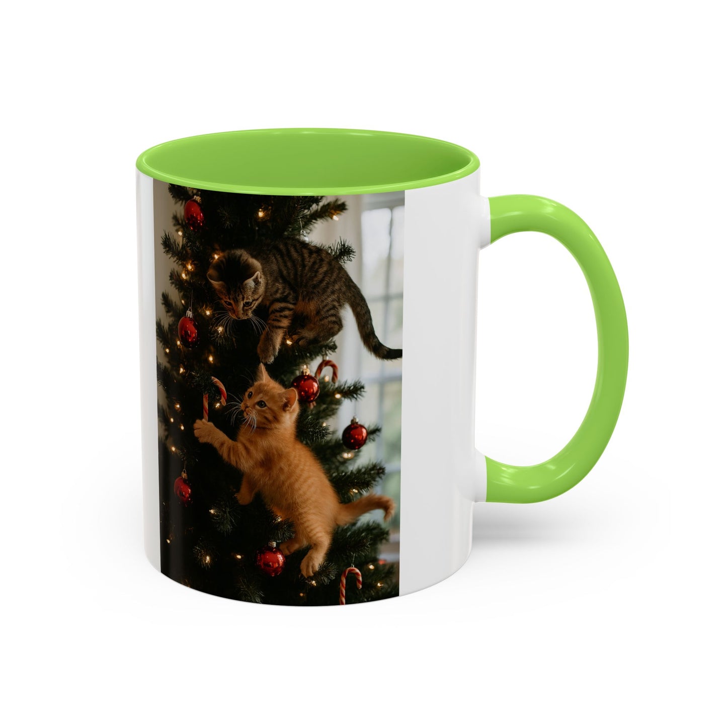 Festive Cute Cat Lovers Ceramic Mug