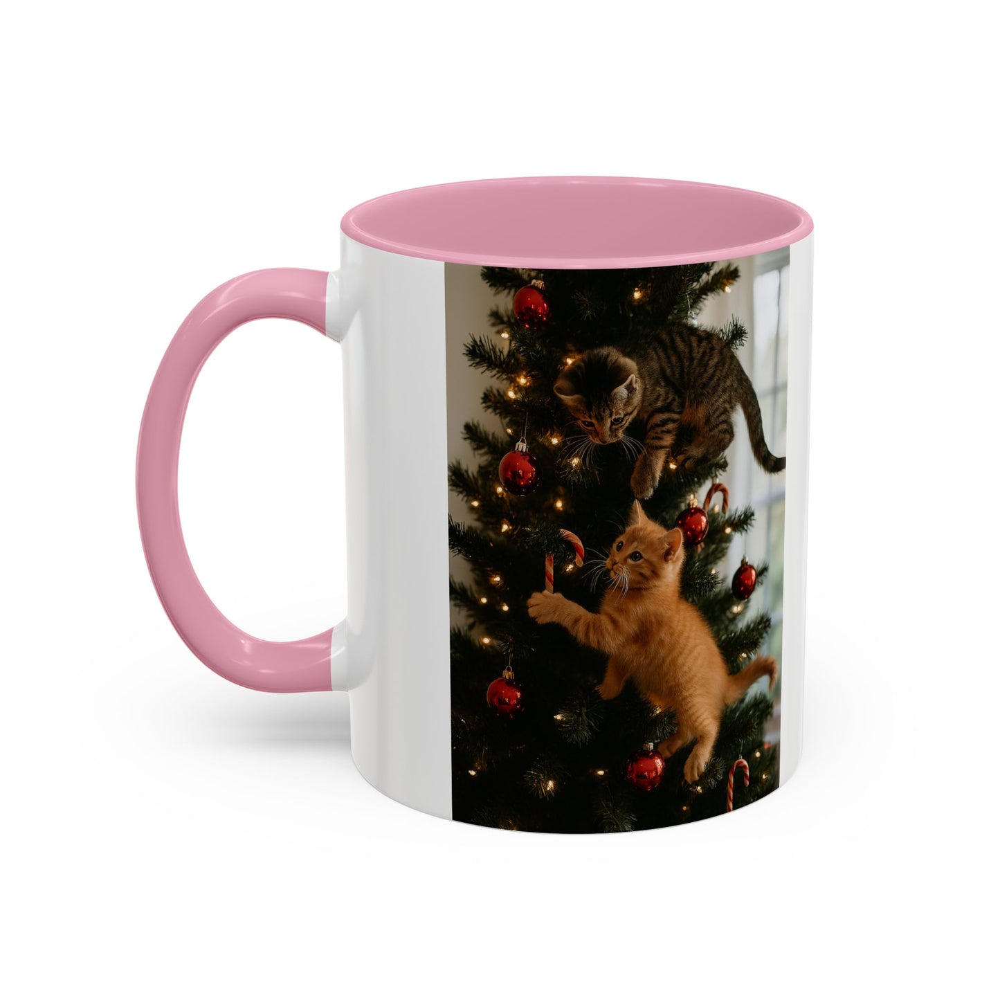 Festive Cute Cat Lovers Ceramic Mug