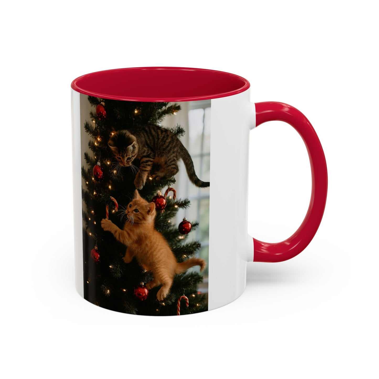 Festive Cute Cat Lovers Ceramic Mug