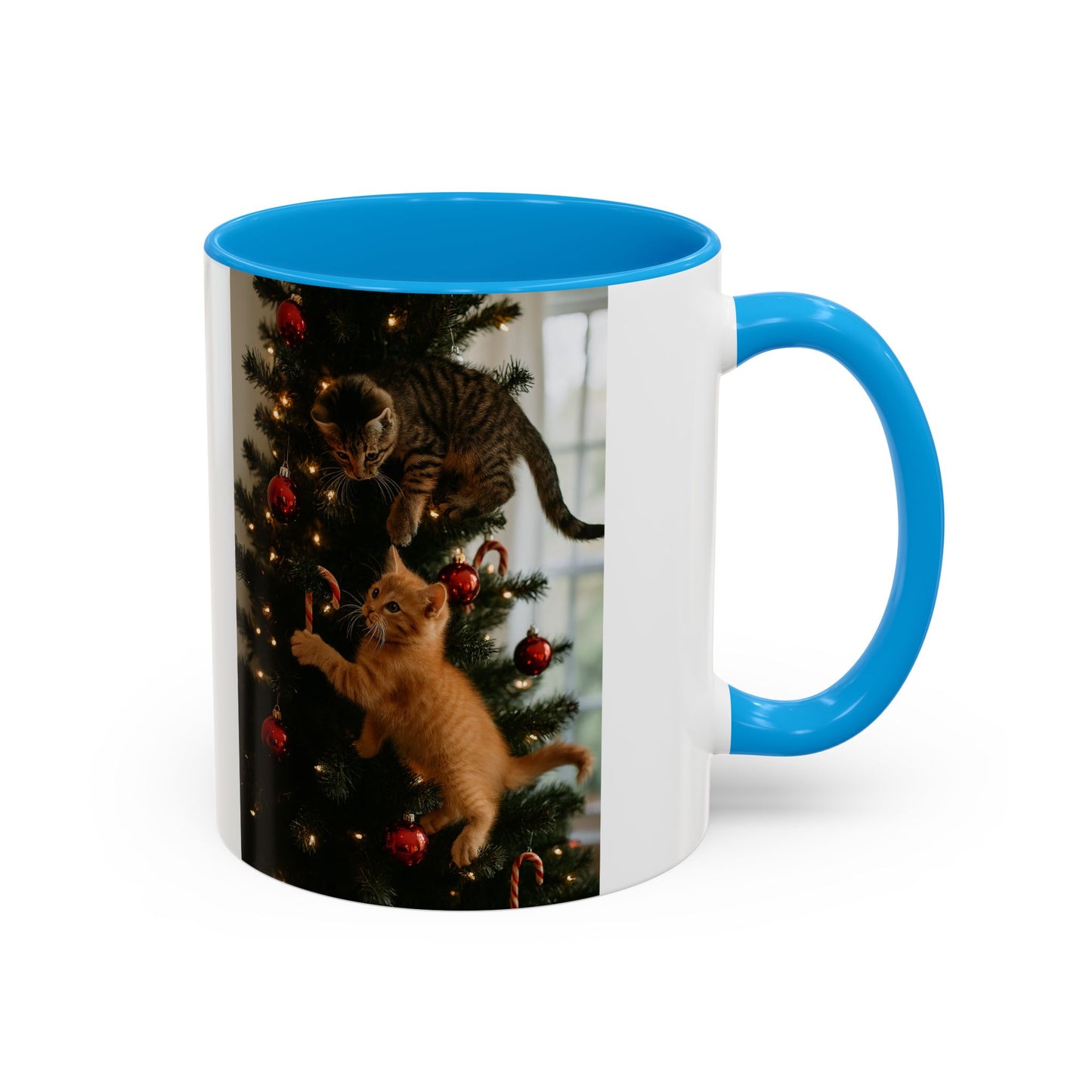 Festive Cute Cat Lovers Ceramic Mug