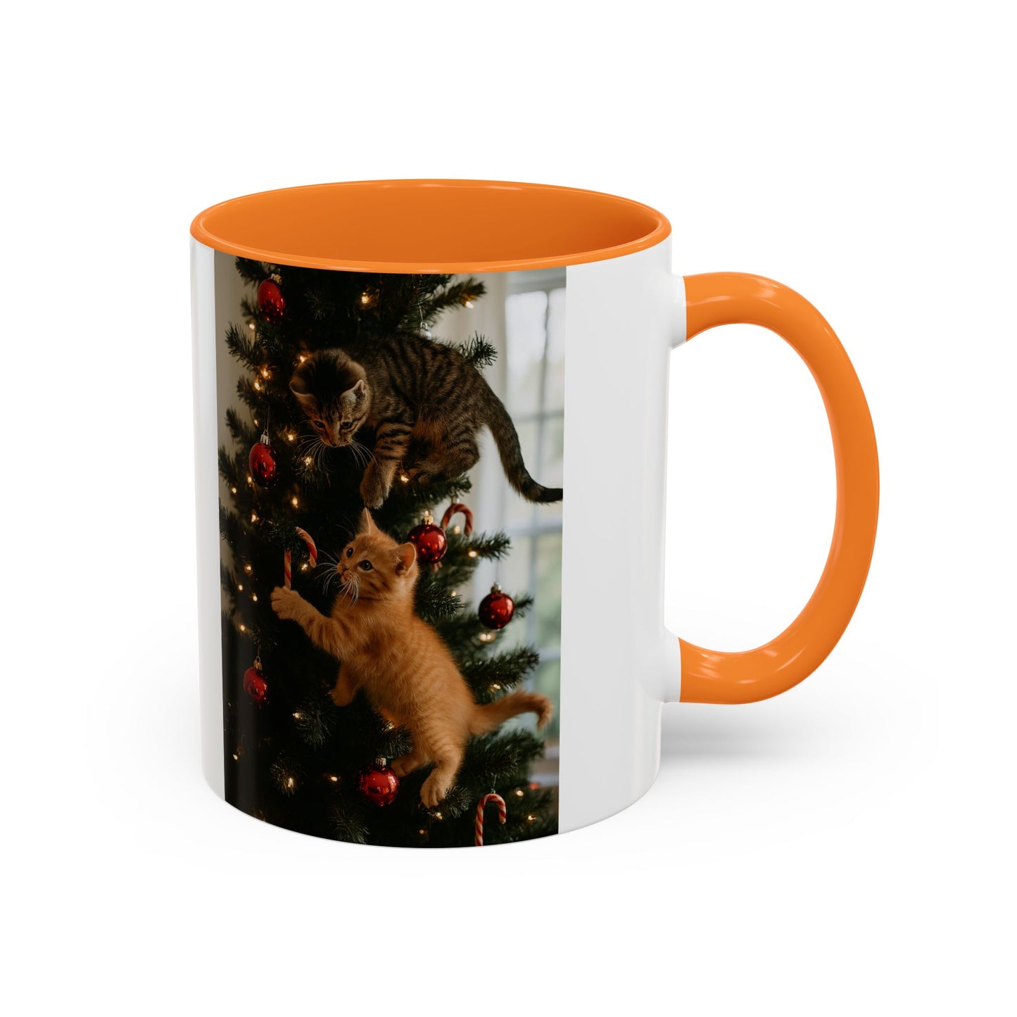 Festive Cute Cat Lovers Ceramic Mug
