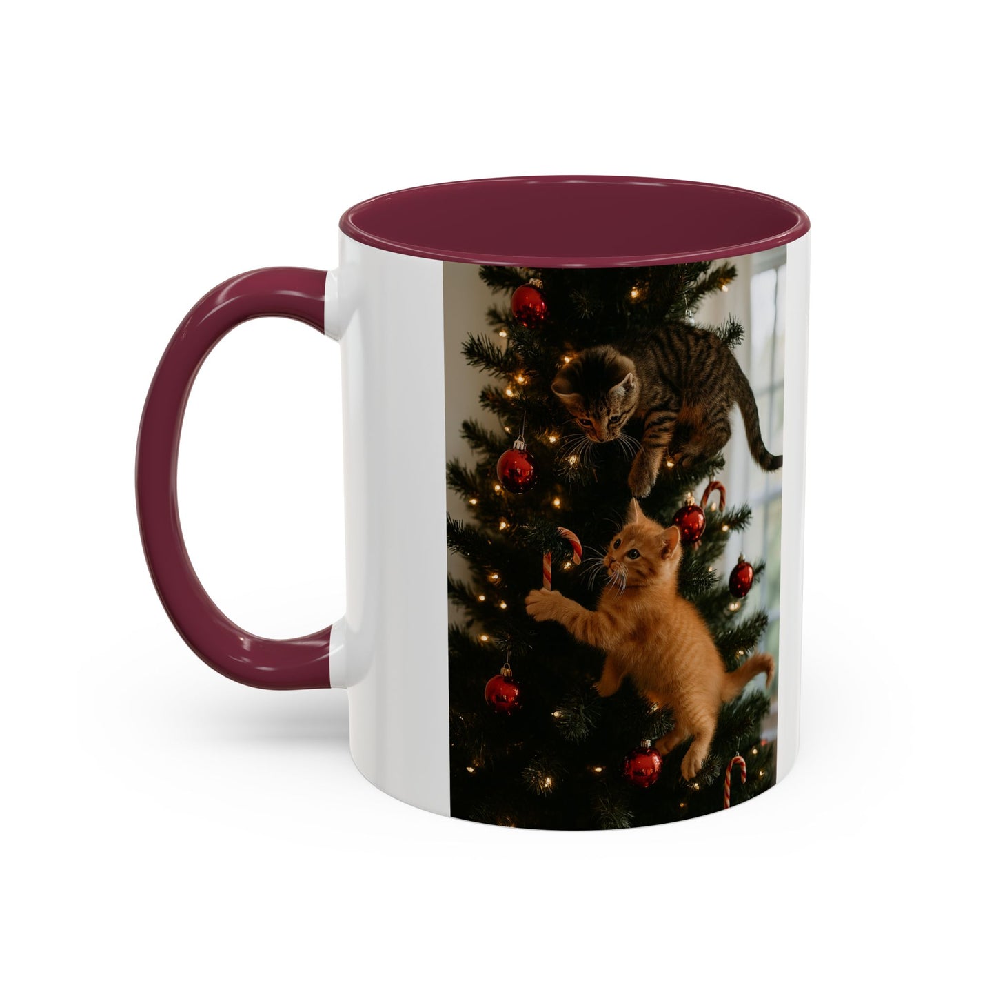 Festive Cute Cat Lovers Ceramic Mug