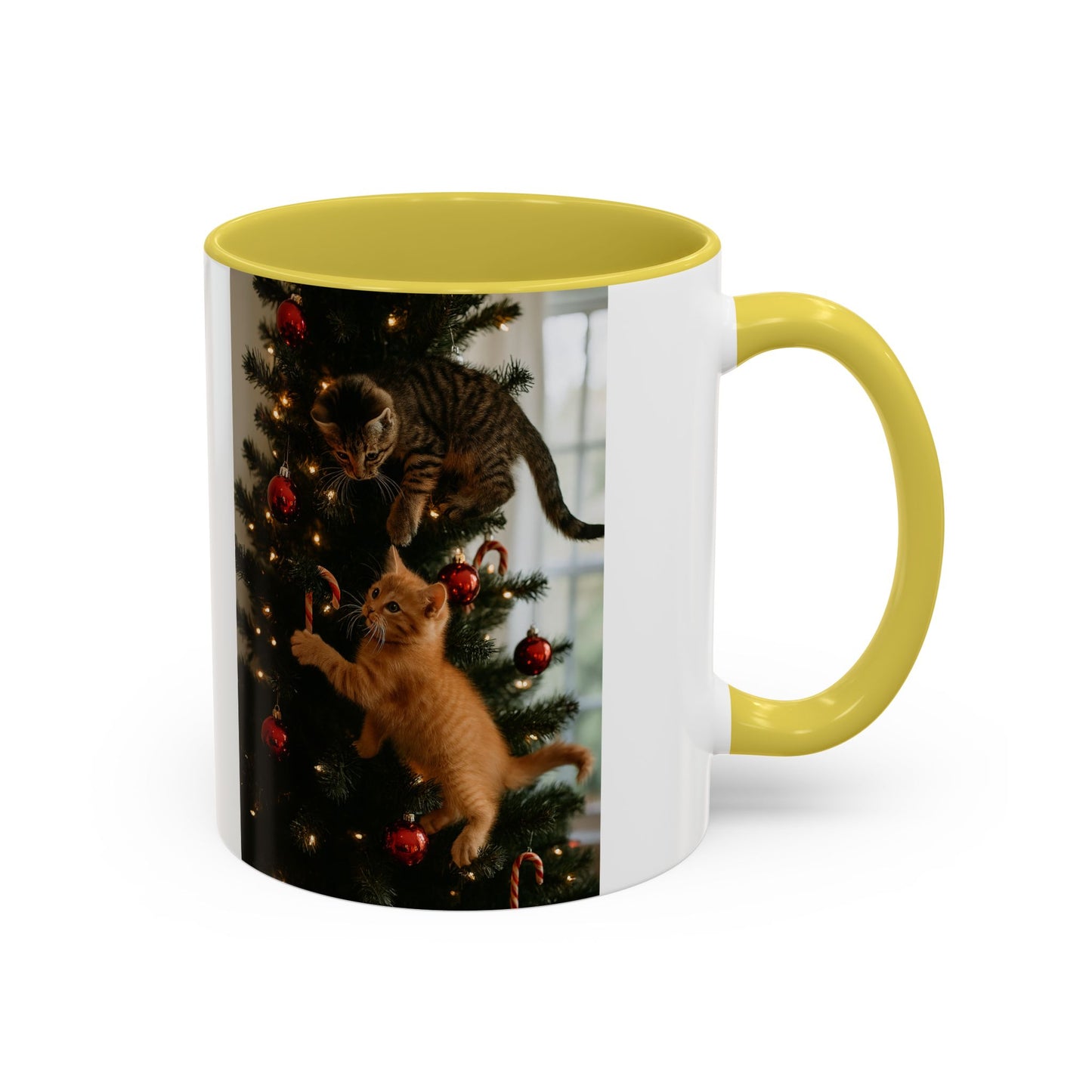 Festive Cute Cat Lovers Ceramic Mug