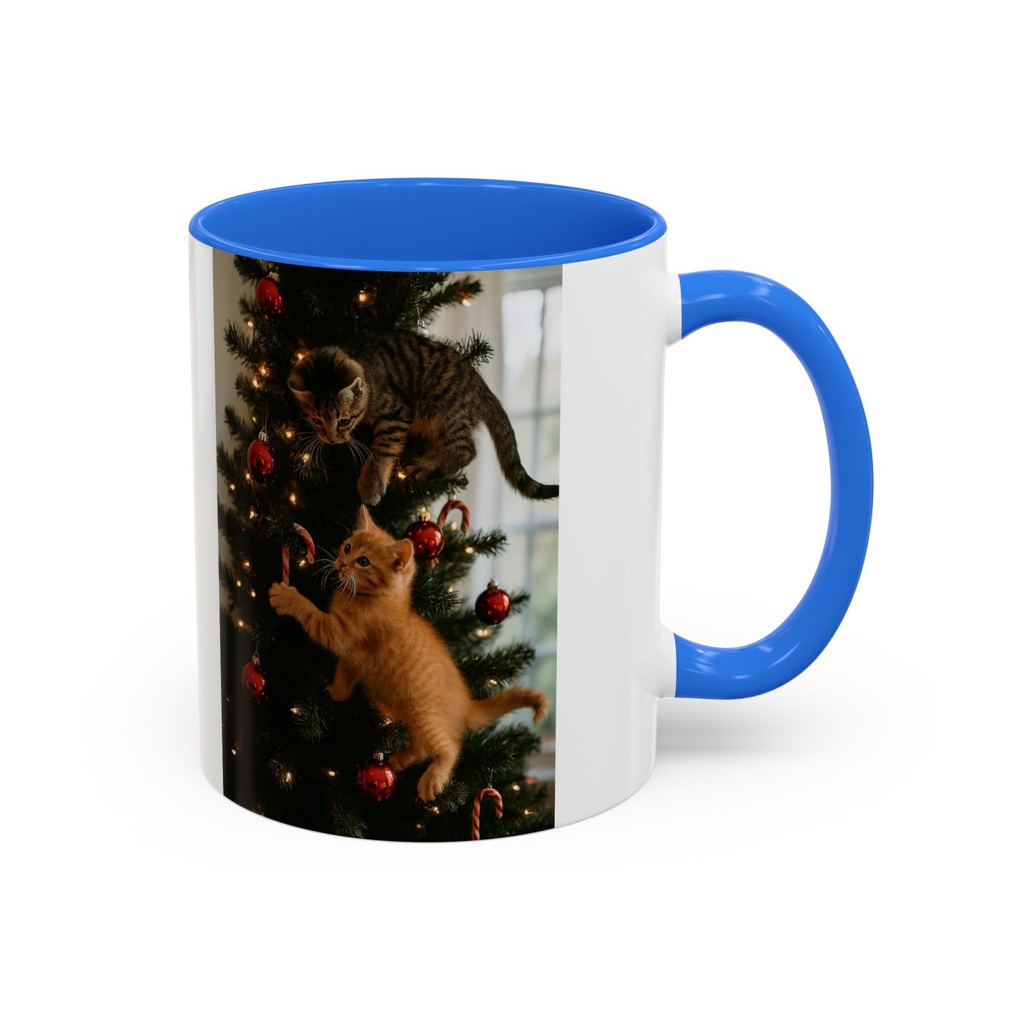 Festive Cute Cat Lovers Ceramic Mug