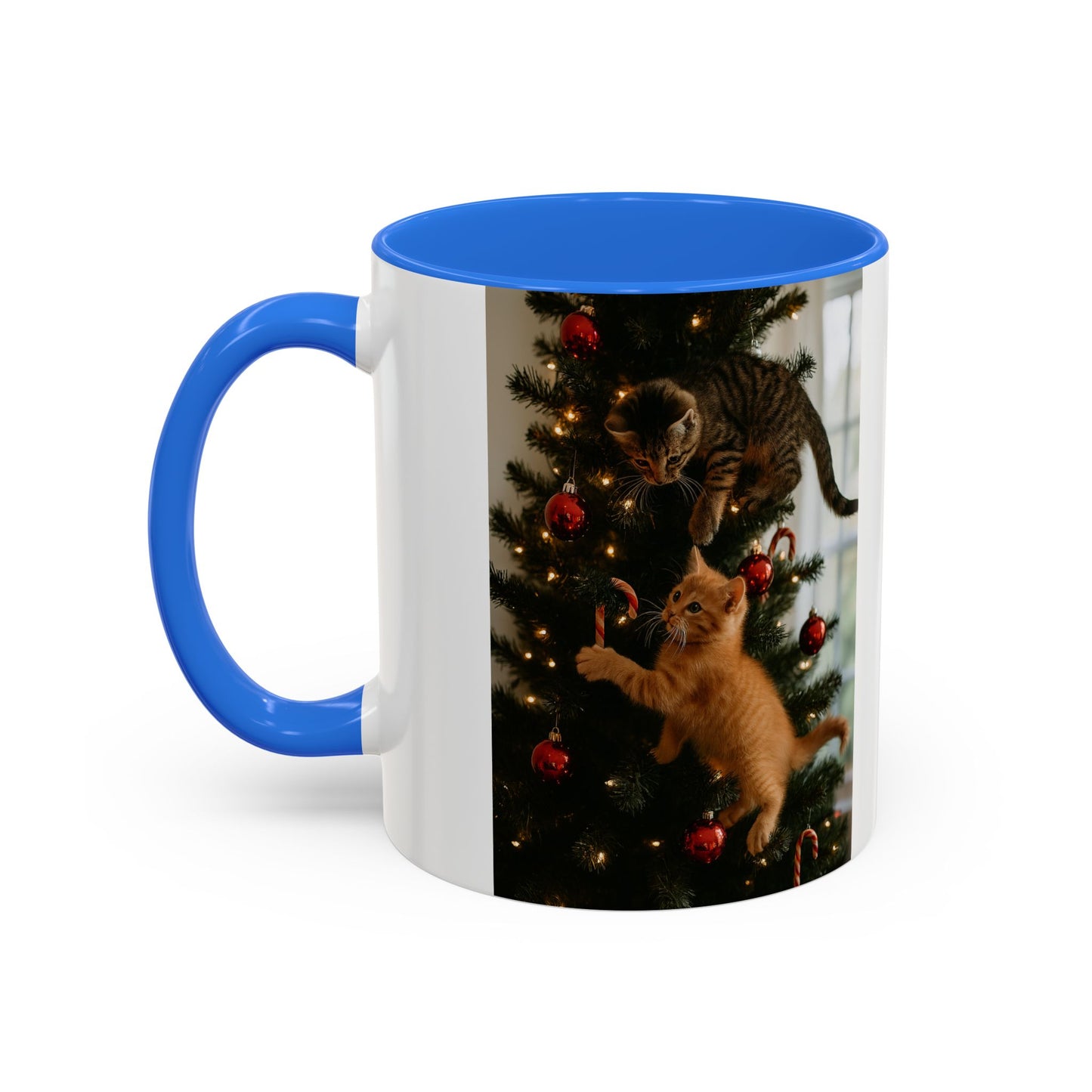 Festive Cute Cat Lovers Ceramic Mug