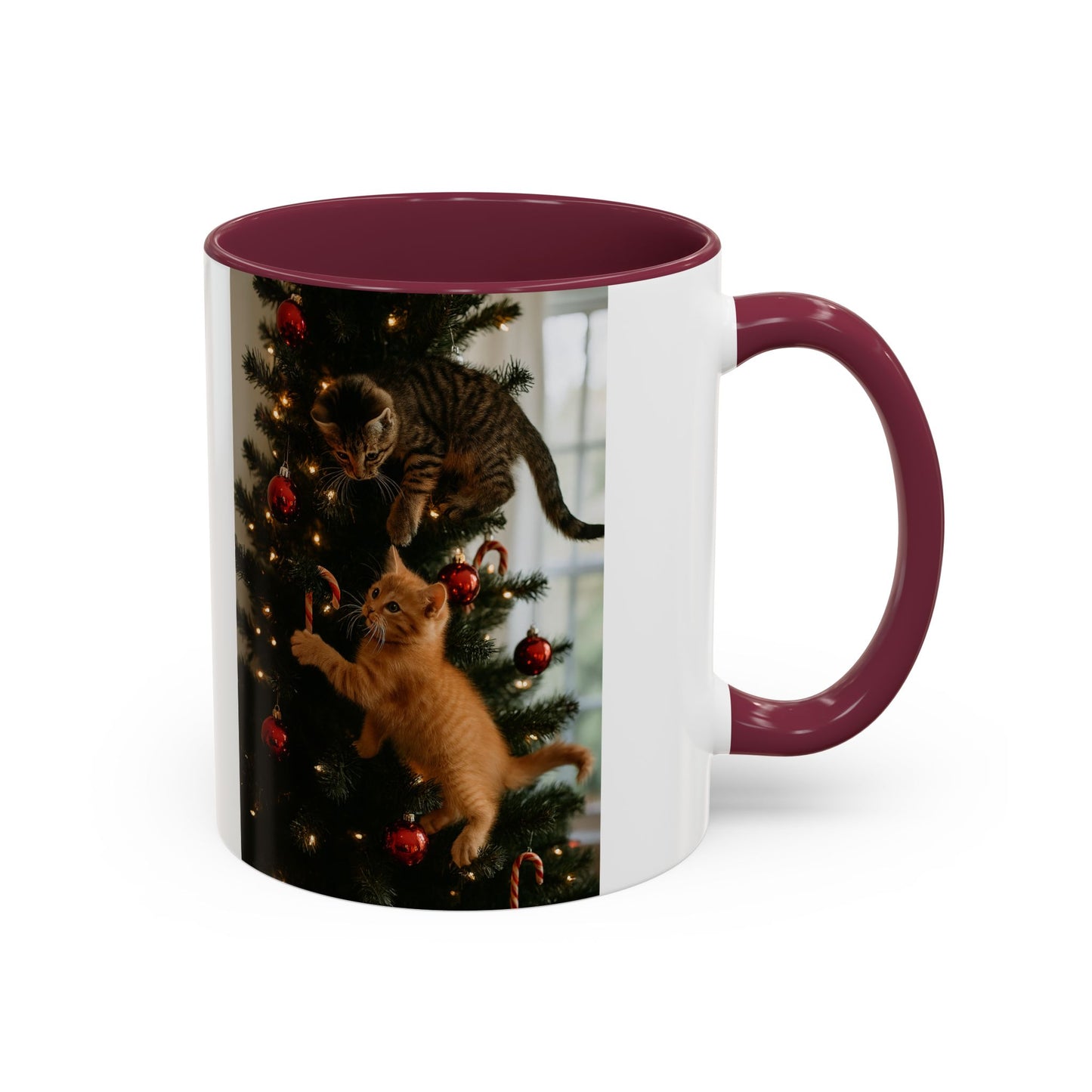 Festive Cute Cat Lovers Ceramic Mug