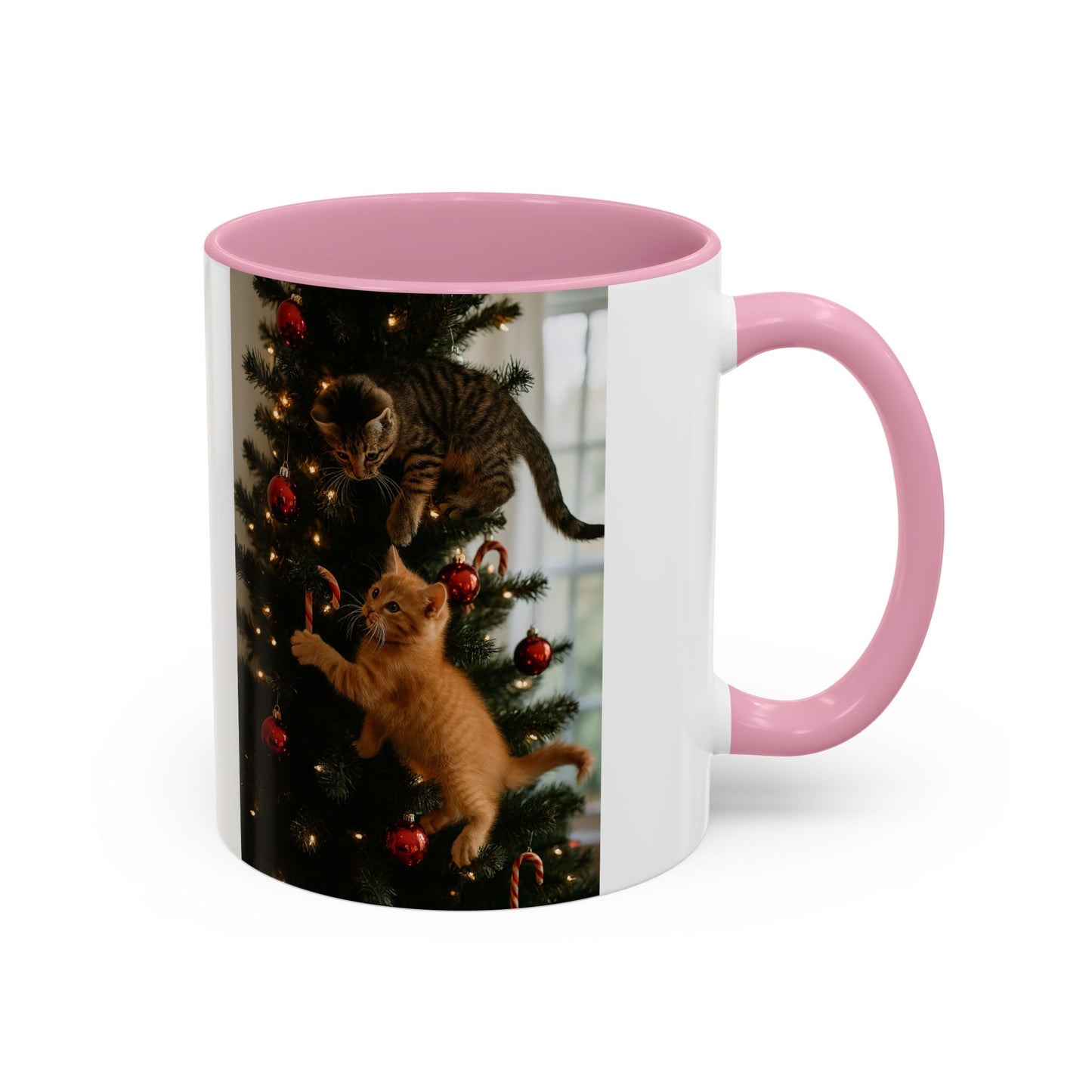 Festive Cute Cat Lovers Ceramic Mug