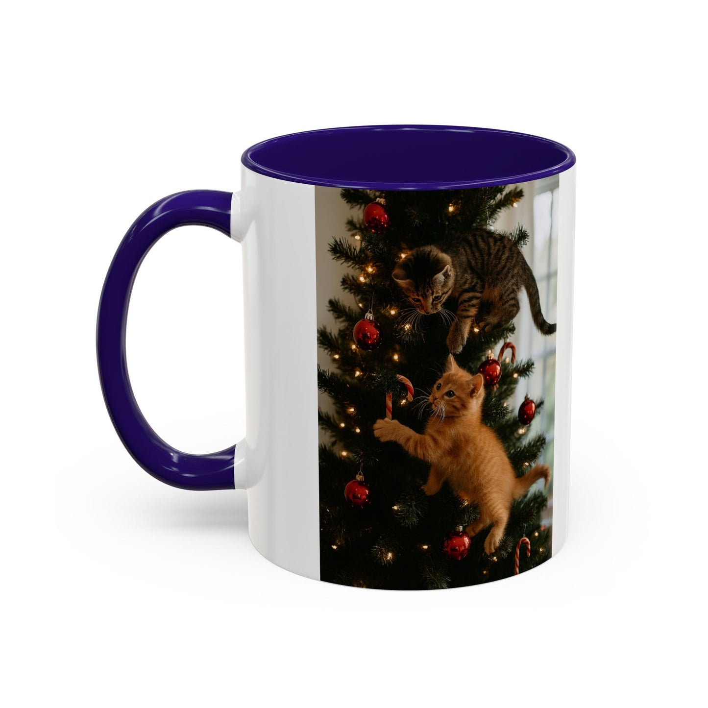 Festive Cute Cat Lovers Ceramic Mug