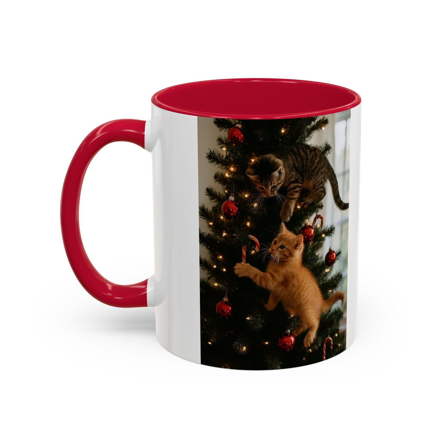 Festive Cute Cat Lovers Ceramic Mug