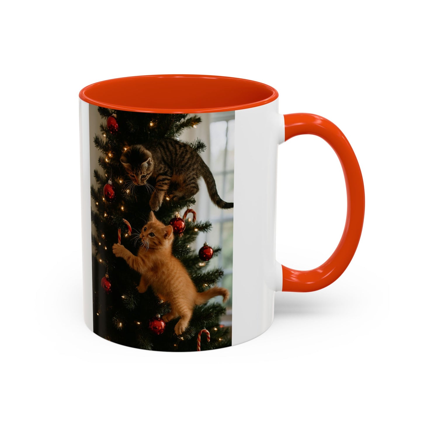 Festive Cute Cat Lovers Ceramic Mug