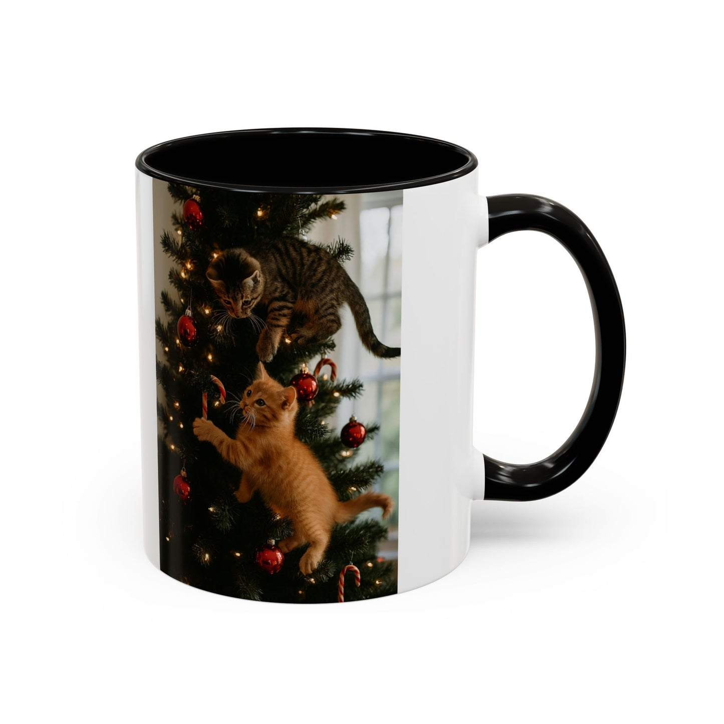 Festive Cute Cat Lovers Ceramic Mug