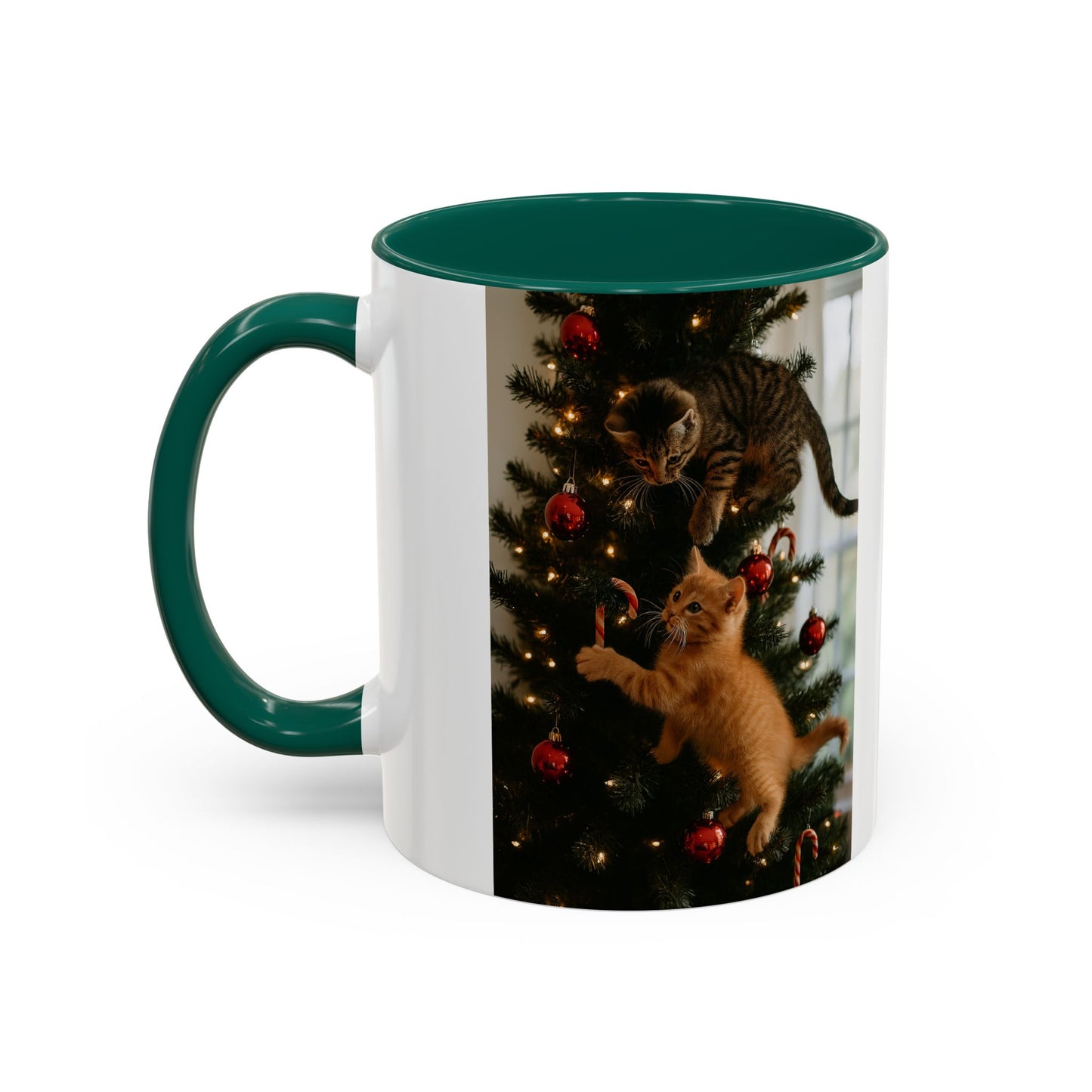 Festive Cute Cat Lovers Ceramic Mug
