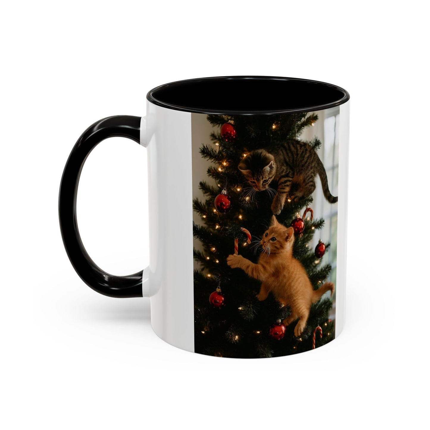 Festive Cute Cat Lovers Ceramic Mug
