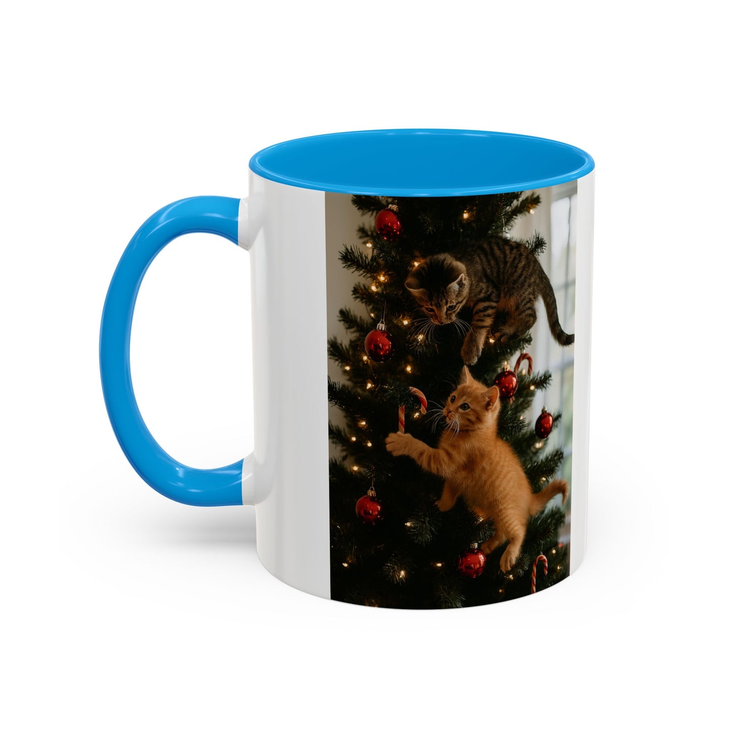 Festive Cute Cat Lovers Ceramic Mug