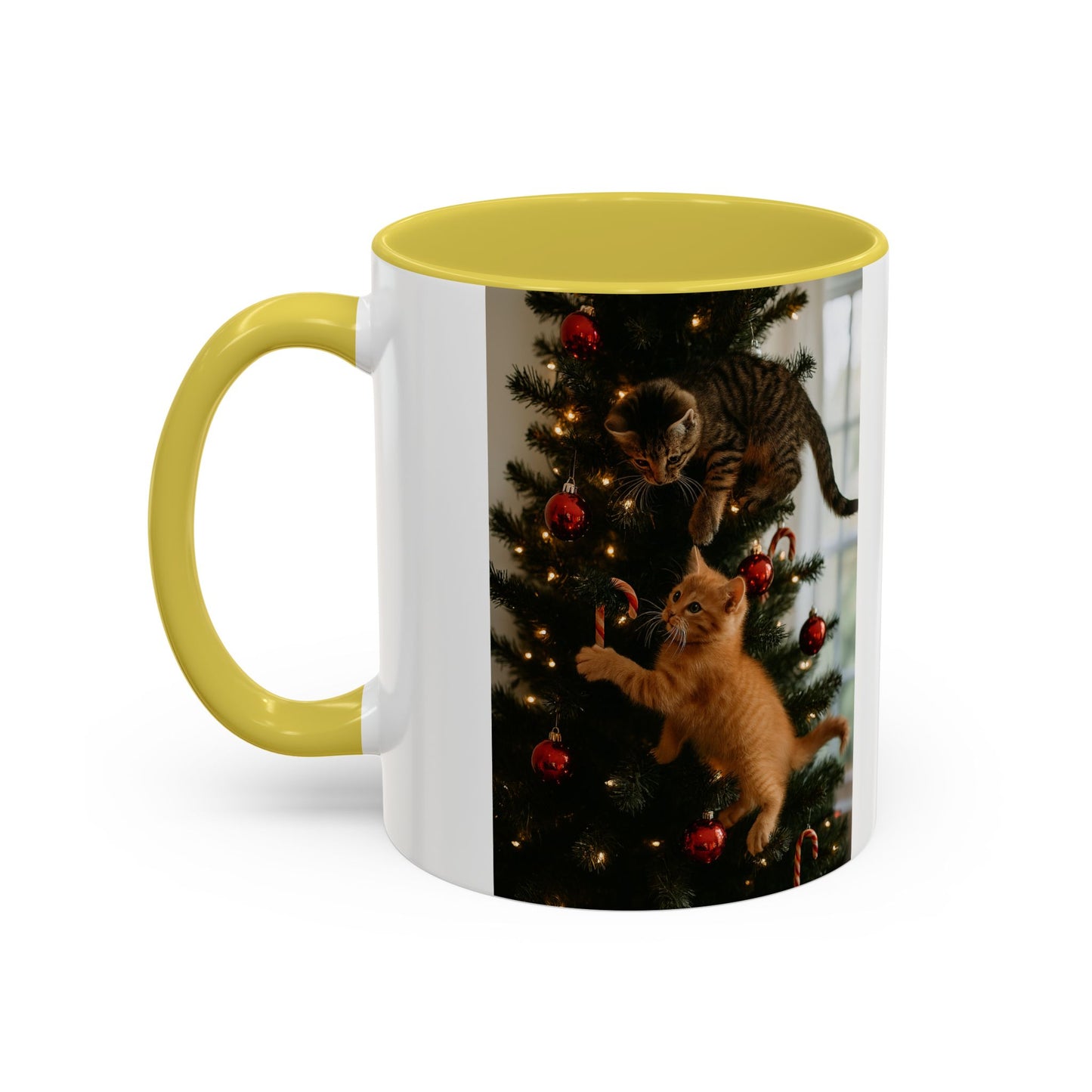 Festive Cute Cat Lovers Ceramic Mug