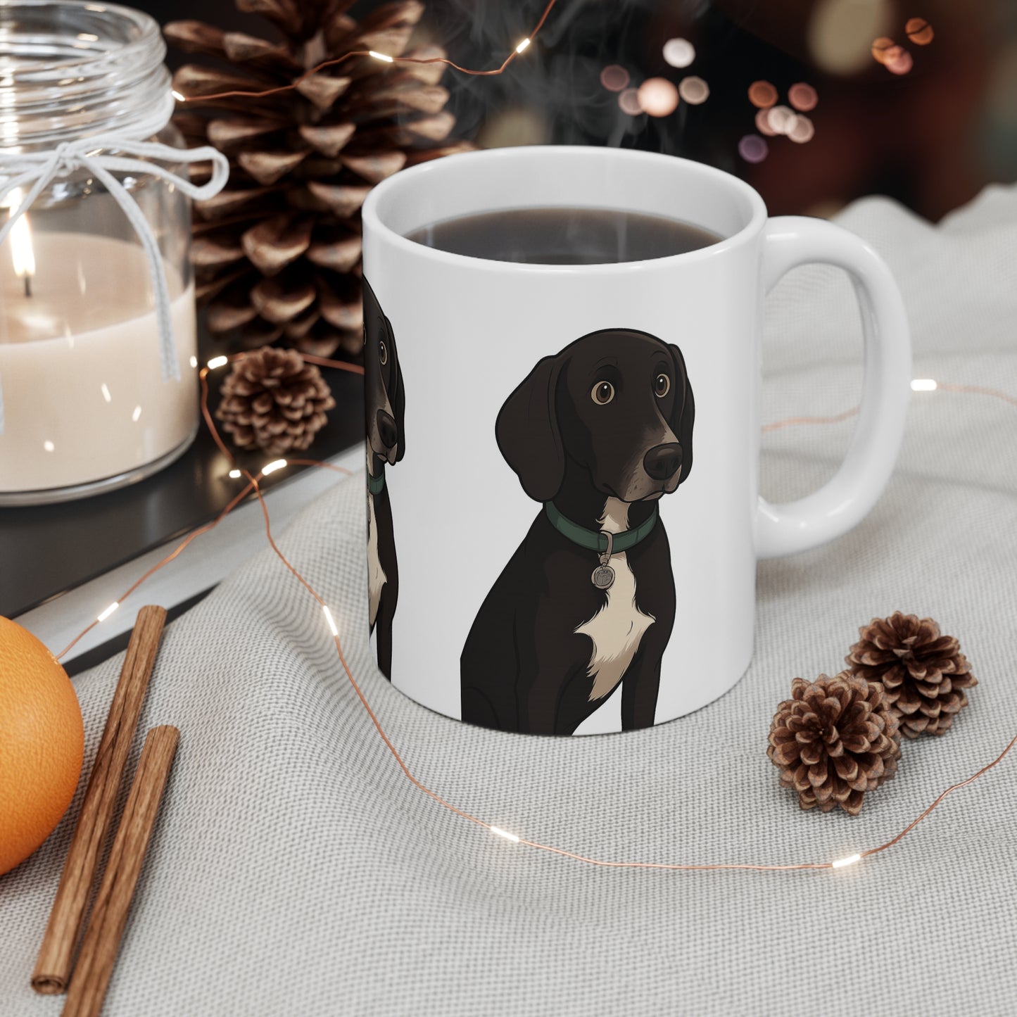 Dog Lover Mug, Cute Pet Ceramic Coffee Cup